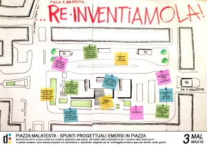 Studio preliminare per piazza Malatesta (tavola 3)