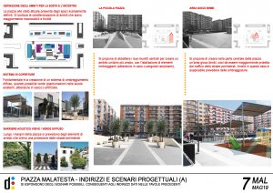 Studio preliminare per piazza Malatesta (tavola 7)